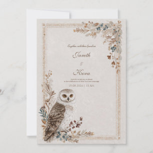 Rustikale Volksmusik Hochzeit Einladung