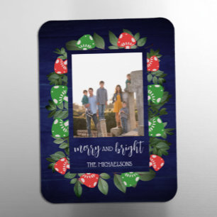 Rustikale Wald-Pilze Weihnachten Whimsical Magnet