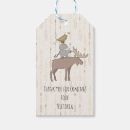 Rustikale Wälder Wald Geschenkanhänger