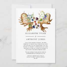 Rustikale Waldhochzeit reduzierte Gästeliste Ankündigung