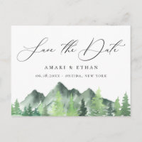 Rustikale Waldhochzeit rettet das Datum