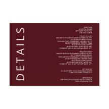 Rustikale, warme Burgund Moderne Minimalistische H