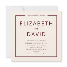 Rustikale, warme Burgund Moderne Minimalistische H