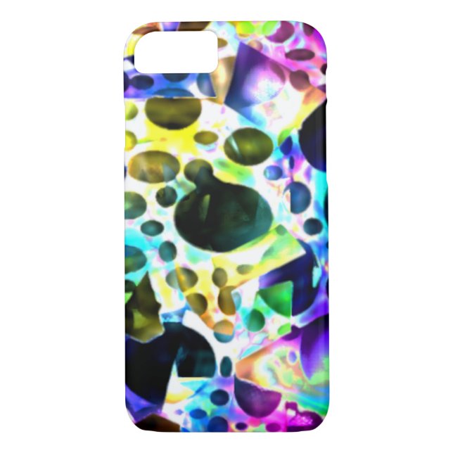 Rustikale Wasserfarbe mit Löchern und Ausschnitten Case-Mate iPhone Hülle (Rückseite)