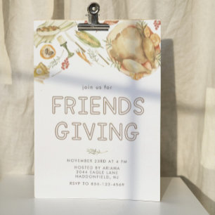 Rustikale Wasserfarben Fall Türkei Freundliches Ab Einladung