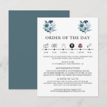 Rustikale Wasserfarben-Illustration Blaues Blumenb