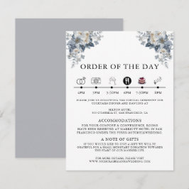 rustikale Wasserfarben-Illustration einer floralen Begleitkarte