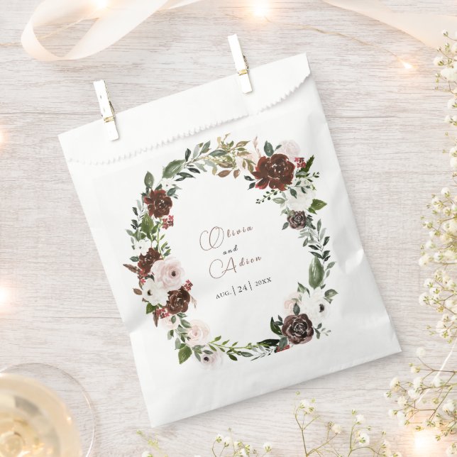 Rustikale Wasserfarbengeometrische Hochzeit Geschenktütchen (Ausgeschnitten)