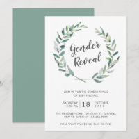 Rustikale Watercolor Greenerity Wreath Gender Reve