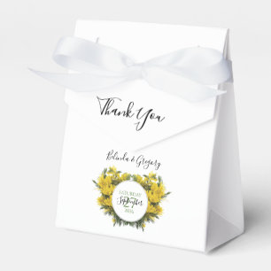 Rustikale Wattle Acacia Wedding Geschenkschachtel