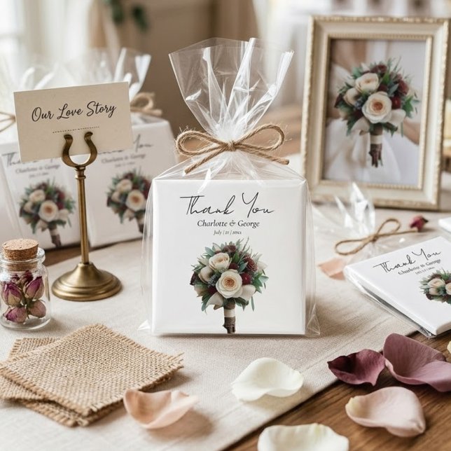 Rustikale Wedding Bouquet Blume Gastgeschenke Hoch Magnet (Von Creator hochgeladen)