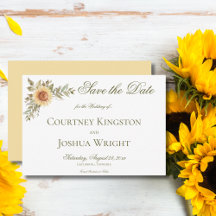 Rustikale weiche Sonnenblumen Gelbe Hochzeit