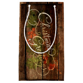 Rustikale Weihnachten Kleine Geschenktüte