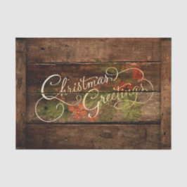 Rustikale Weihnachten Seidenpapier