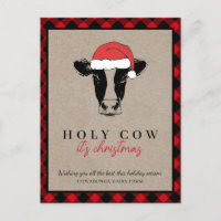 Rustikale Weihnachtskarte für die landwirtschaftli