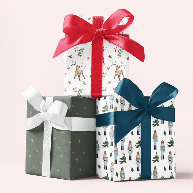 Rustikale Weihnachtslieder Festspiele Geschenkpapier Set (Von Creator hochgeladen)