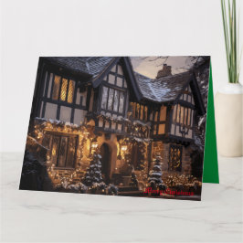 Rustikale Weihnachtsmagie Karte