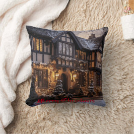 Rustikale Weihnachtsmagie Kissen