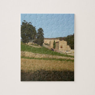 Rustikale Weinbaulandschaft, Toskana, Italien, Gol Puzzle