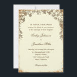 Rustikale Weinhofssaison - Einladung braun<br><div class="desc">Diese wunderschöne Rustikale Weinberg Hochzeitskollektion ist voller Charme und Eleganz und verbindet die Schönheit eines Landweinhofs mit einer modernen,  künstlerischen Drehung. Auch in mehr Farben erhältlich. Auf Anfrage können Sie auch die passenden Farben auswählen. Besuchen Sie berryberrysweet.com ,  um alle verfügbaren Farben und die passende Auflistung zu sehen.</div>