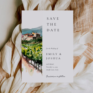 Rustikale Weinkellerei Hochzeit Save The Date