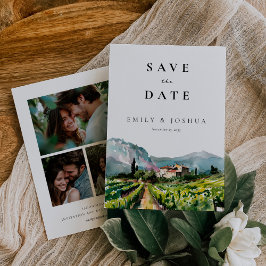 Rustikale Weinkellerei Hochzeit Save The Date