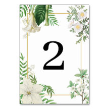 Rustikale, weiße, grüne Aquarellfarben-Goldhochzei