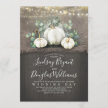 Rustikale Weiße Pumpkin und Gipskraut Hochzeit