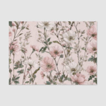 Rustikale weiße rosa Vintage-Boho-Blumen