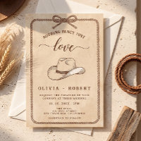 Rustikale Western-Cowboy-Hut-Lasso-Hochzeit