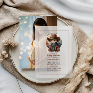 Rustikale Western Kleine Cowboy Babyparty