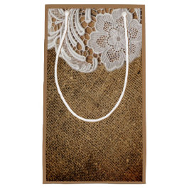 rustikale Western Land Hochzeit und Spitze Kleine Geschenktüte