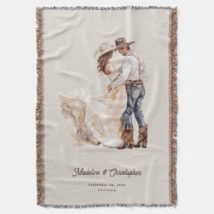 Rustikale Western-Ranch-Hochzeit Decke