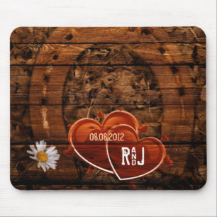 Rustikale Western-Scheunen-hölzerne Mousepad