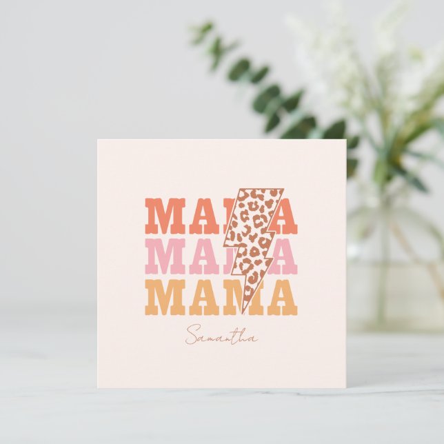 Rustikale Wiederholung "Mama" (Stehend Vorderseite)