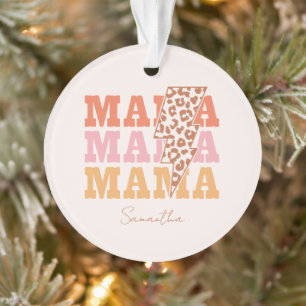 Rustikale Wiederholung "Mama" Ornament