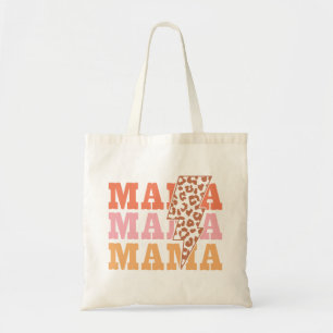 Rustikale Wiederholung "Mama" Tragetasche