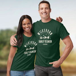 Rustikale Wiedersehen-Kabine Holzretro T-Shirt