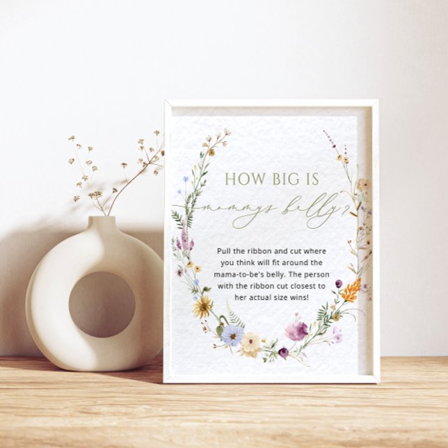 Rustikale Wildblume Baby Showspielerin Poster (Von Creator hochgeladen)