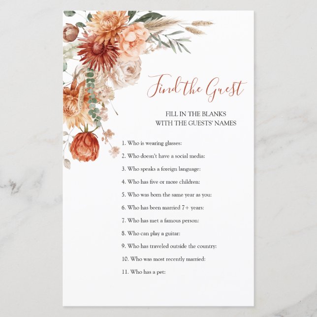 Rustikale Wildblume Babydusche finden Sie hier (Vorderseite)