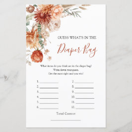 Rustikale Wildblume Babydusche Was gibt es in Wind