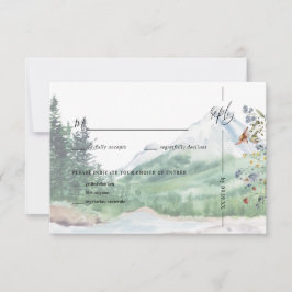 Rustikale Wildblume | Boho Wedding RSVP