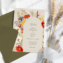 Rustikale Wildblume Elegante Hochzeit auf dem Blum