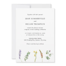 Rustikale Wildblume Elegante Hochzeit