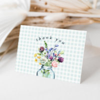 Rustikale Wildblume Mason Jar Baby Boy Dusche