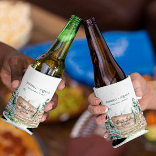 Rustikale Wildblume Nationalpark Wedding Dosenkühler