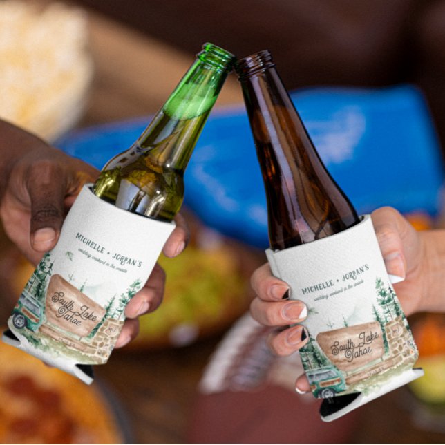 Rustikale Wildblume | Nationalpark Wedding Dosenkühler (Von Creator hochgeladen)