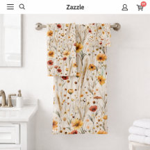 Rustikale Wildblumen - Boho Fall Floral Muster