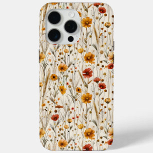 Rustikale Wildblumen - Boho Fall Floral Muster Case-Mate iPhone Hülle
