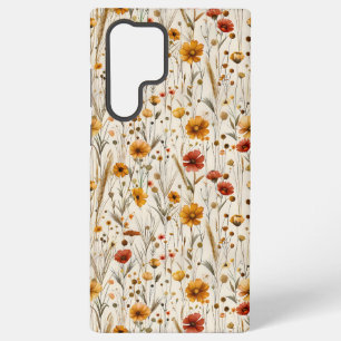 Rustikale Wildblumen - Boho Fall Floral Muster Samsung Galaxy Hülle